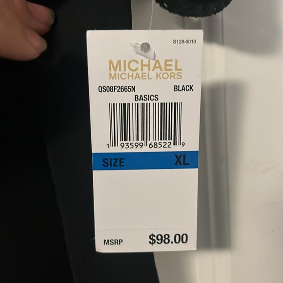 Michael Kors fishnet black dress xl - Picture 4 of 5